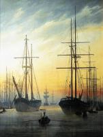 Friedrich, Caspar David - View Of A Harbour